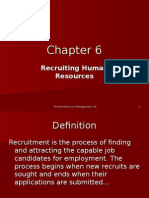 Recruiting Human Resources