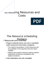 Lecture - Scheduling Resources and Costs1