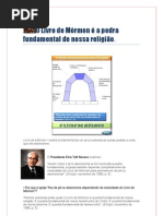 O Livro de Mórmon é a pedra fundamental de nossa religião