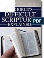 The Bible's Difficult Scriptures EXPLAINED!