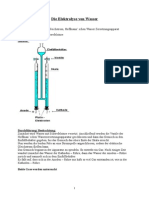 Die Elektrolyse Von Wasser