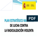Plan Estratégico Nacional de Lucha Contra La Radicalización Violenta.