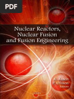 Download Nuclear Reactors Nuclear Fusion and Fusion Engineering by a Aasen P Olsson by nukecore SN270584708 doc pdf