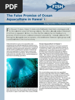Download The False Promise of Ocean Aquaculture in Hawaii by Food and Water Watch SN27058534 doc pdf