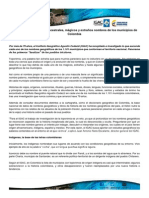 Historia Oculta de Los Nombres de Los Municipios en Colombia.