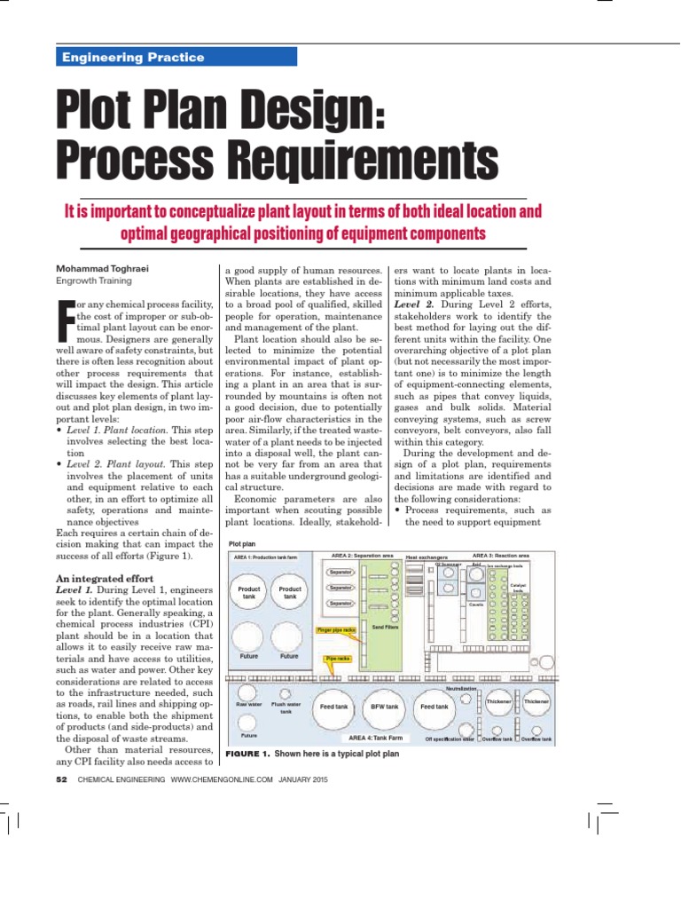 Plant Layout and Plot Plan Essentials | PDF | Pump | Pipe (Fluid ...