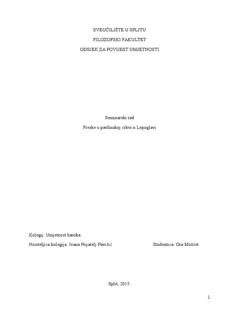 Freske Pavlini | PDF