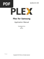 Download Plex for Samsung App Manual v2002 by Evgeny SN270596430 doc pdf