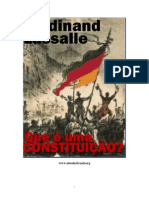 Livro - O Que e Uma Constituicao - Ferdinand Lassalle PDF