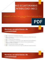 Normas Ecuatorianas de Contabilidad Nec