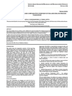 Modern FDA Guidance and Comparative Overview of FDA and Ema On Process Validation