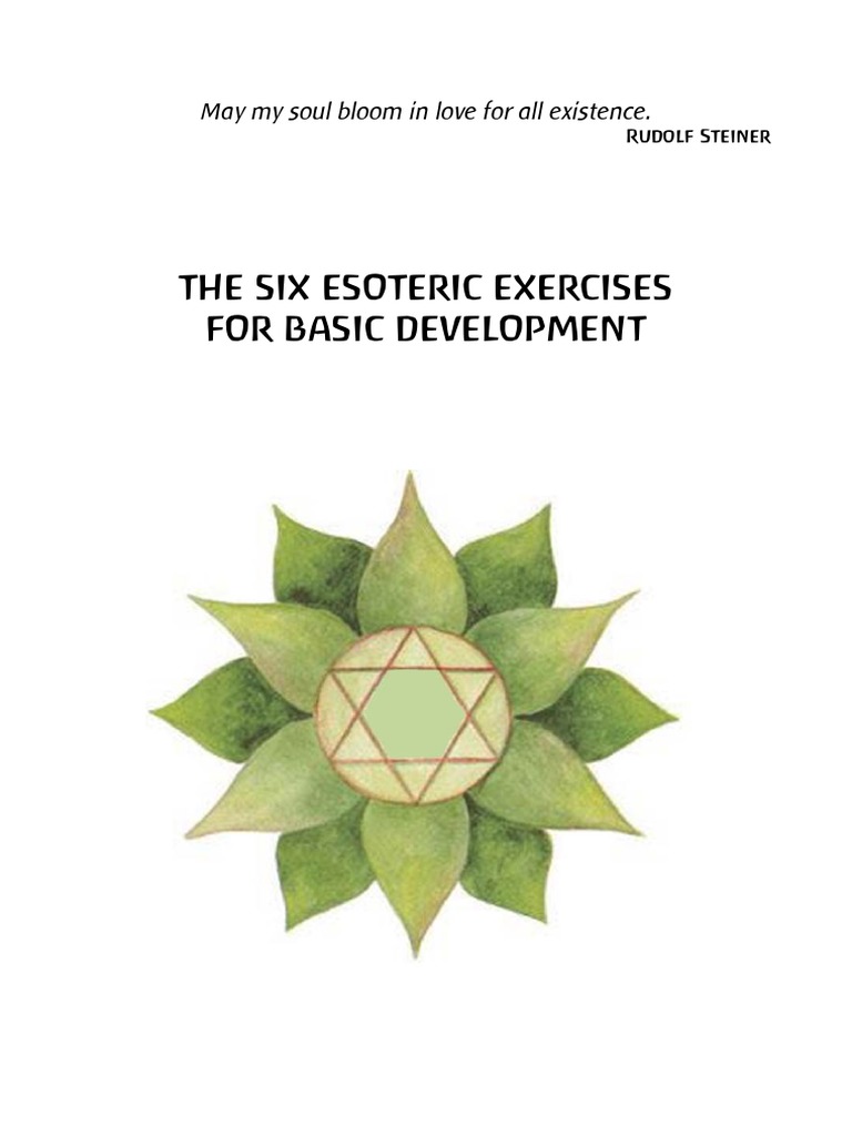 Rudolf Steiner Six Basic Exercises