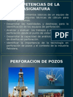 Tipos de Instalaciones Perforadoras y Metodos de Perforacion.