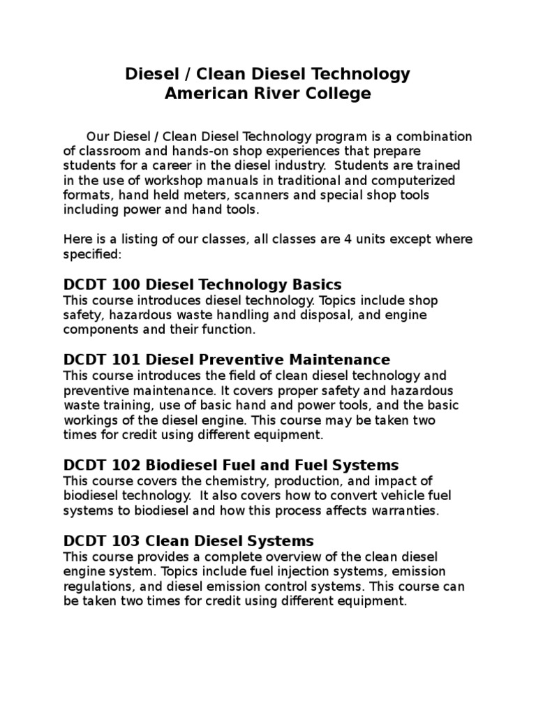 Diesel Technology Part 2 | PDF | Diesel Engine | Engines