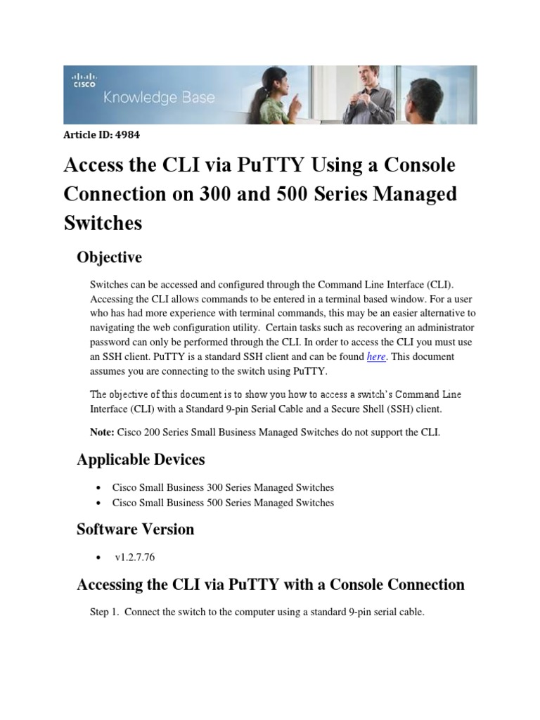 Putty Console Command Line Interface Secure Shell