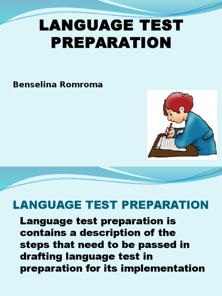 Language Test Preparation | PDF | Career & Growth | Language Arts ...