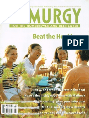 Zymurgy 2000 Vol 23-04 Jul-Aug | PDF | Homebrewing | Brewing