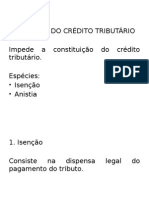 11 Exclusão Do Crédito Tributário