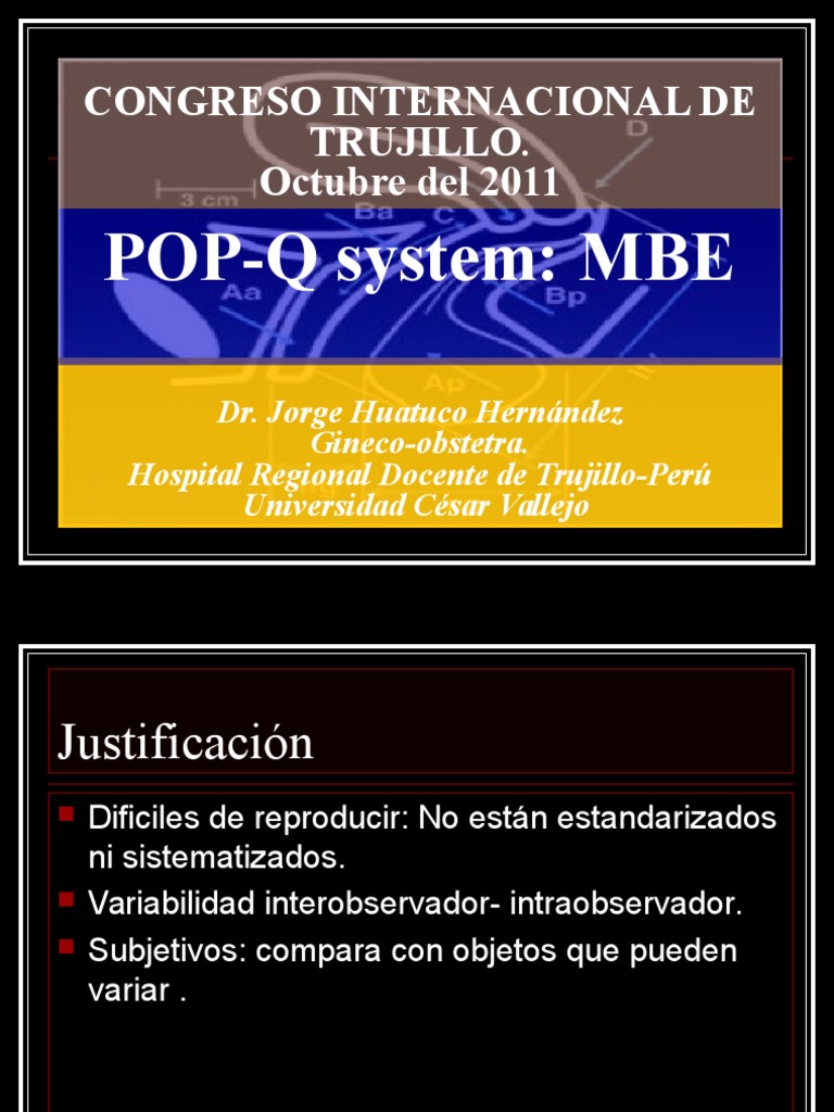 Sistema POP-Q en Prolapso Genital | PDF | Vagina | Ginecología