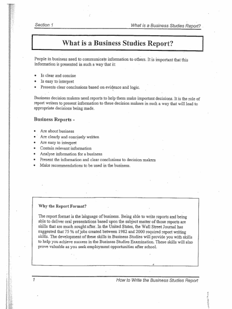 Business Report Writing  PDF  Business (General)