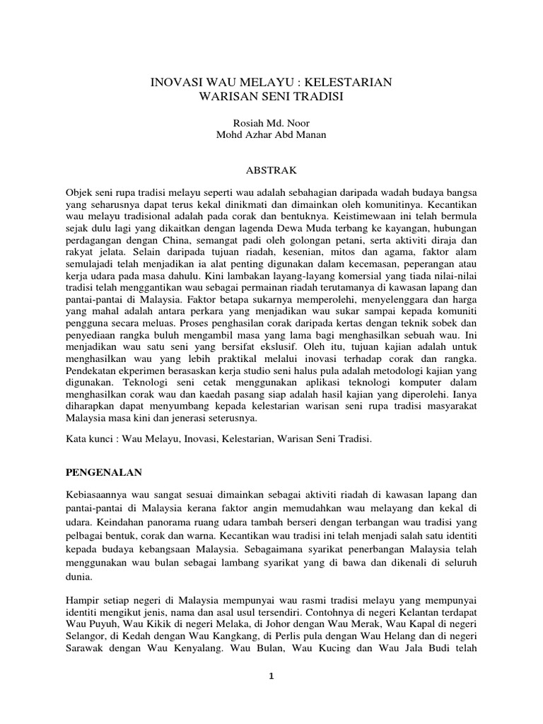 Inovasi Wau  PDF