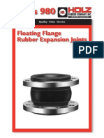 Floating Flange Rubber Expansion Joints: Series 980