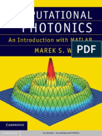 Marek S. Wartak-Computational Photonics_ an Introduction With MATLAB-Cambridge University Press %282013%29