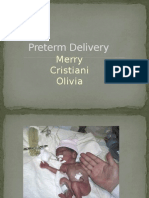 Preterm Delivery Risks and Management