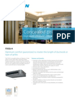 FXSQ-A Concealed Ceiling Unit