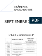 Exámenes Septiembre 2015