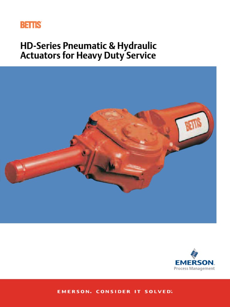 Bettis HDSeries Actuators Actuator Cylinder (Engine)