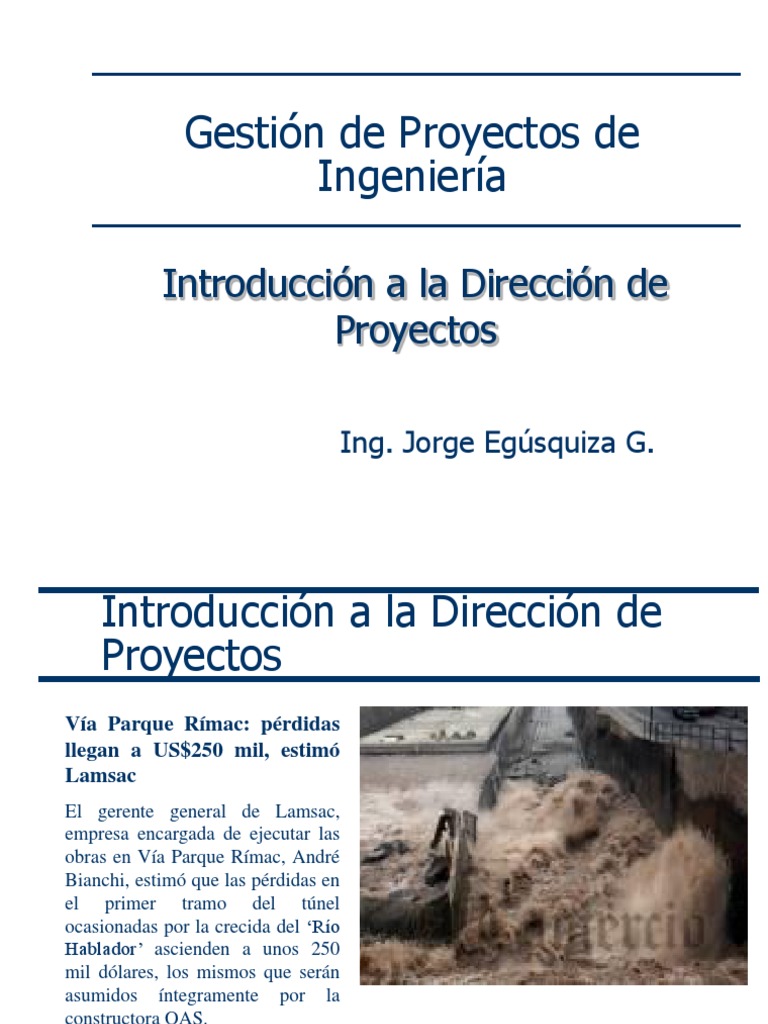Introduccion A La Gerencia de Proyectos | PDF | Proceso de desarrollo ...
