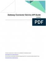 Gateway Connector Service API Guide Linux 2015 0203