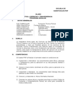 Etica Liderazgo y Transparencia