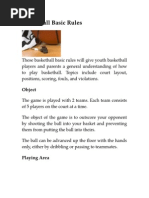 Basketball Basic Rules