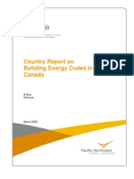 Country Report On Building Energy Codes in Canada: B Shui M Evans