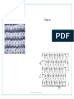 Mypicot: Crochet Stitch Patterns Simple & Textured #0011: Diagram