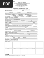 Arrest and Booking Form