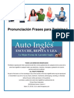 Auto Ingles Pronunciacion Frases Para Training I