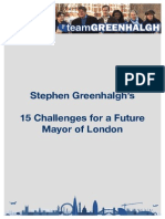 Stephen Greenhalgh's 15 Challenges For A Future Mayor of London