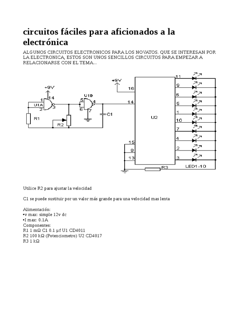 Circuitos Faciles Para Aficionados a La