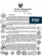 RM N° 556-2014-MINEDU Normas y Orientaciones Año escolar 2015