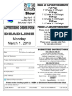 Springs How Advertisers Order Form