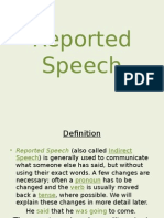 Reported Speech Project