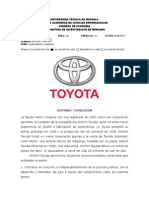 Toyota Investigacion de Mercado