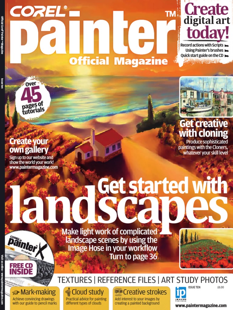CorelPainCorel Painter - 10 - Magazine, Art, Digital Painting, Drawing ...
