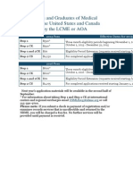 For Students and Graduates of Medical Schools in The United States and Canada Accredited by The LCME or AOA