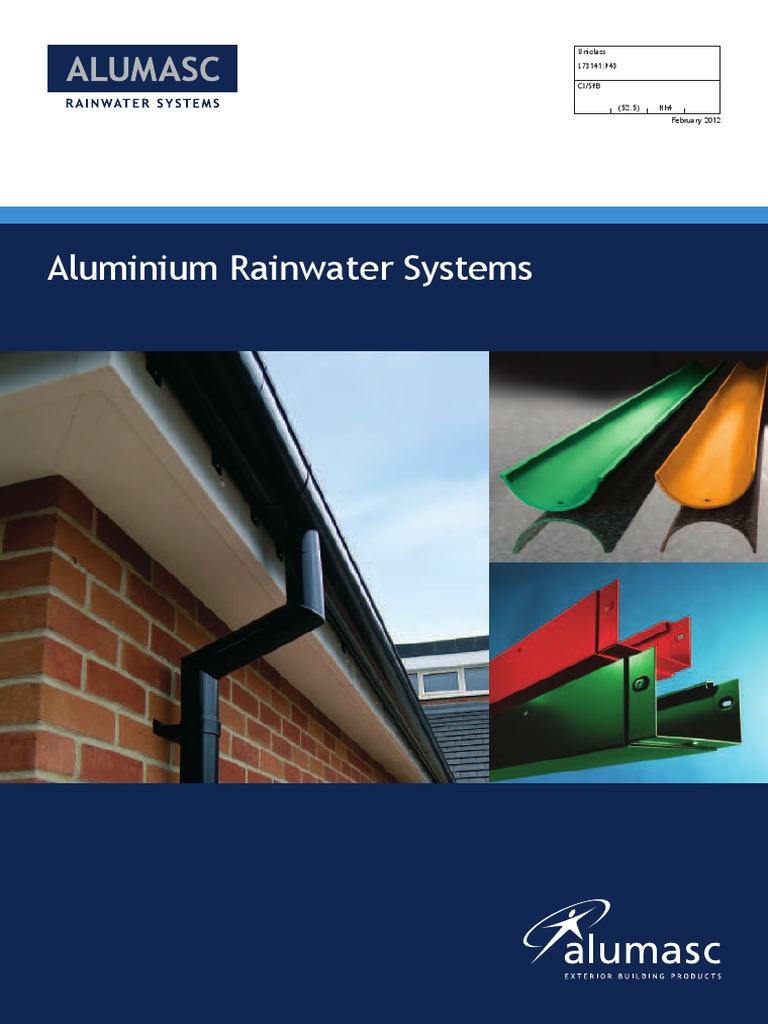 Alumasc Aluminium Rainwater Systems Guide | PDF | Iso 9000 | Recycling