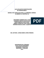 Trabajo de Aplicación de Investigación de Operaciones