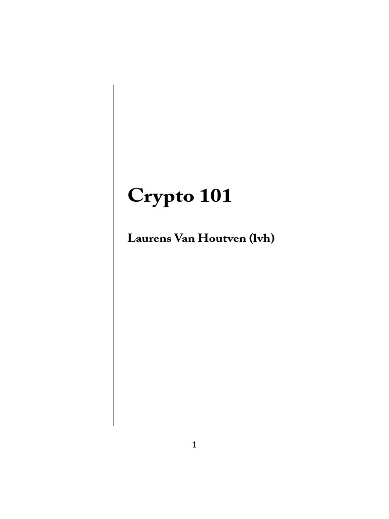 Crypto 101 | PDF